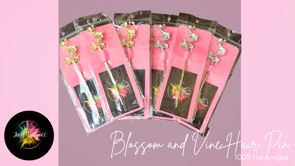 Hair Pin- Blossom and Vine