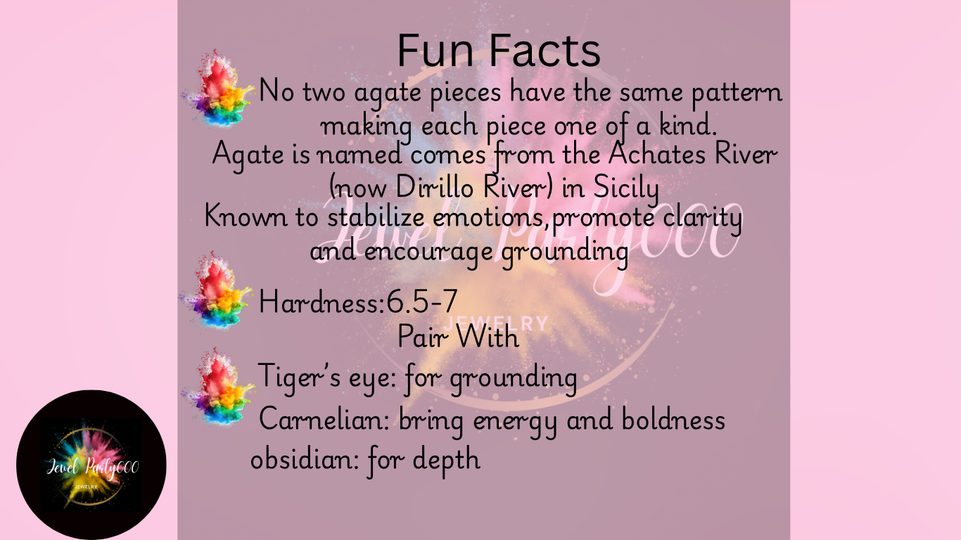 Jewellets Bracelet – Medium Agate & Charm Bracelet