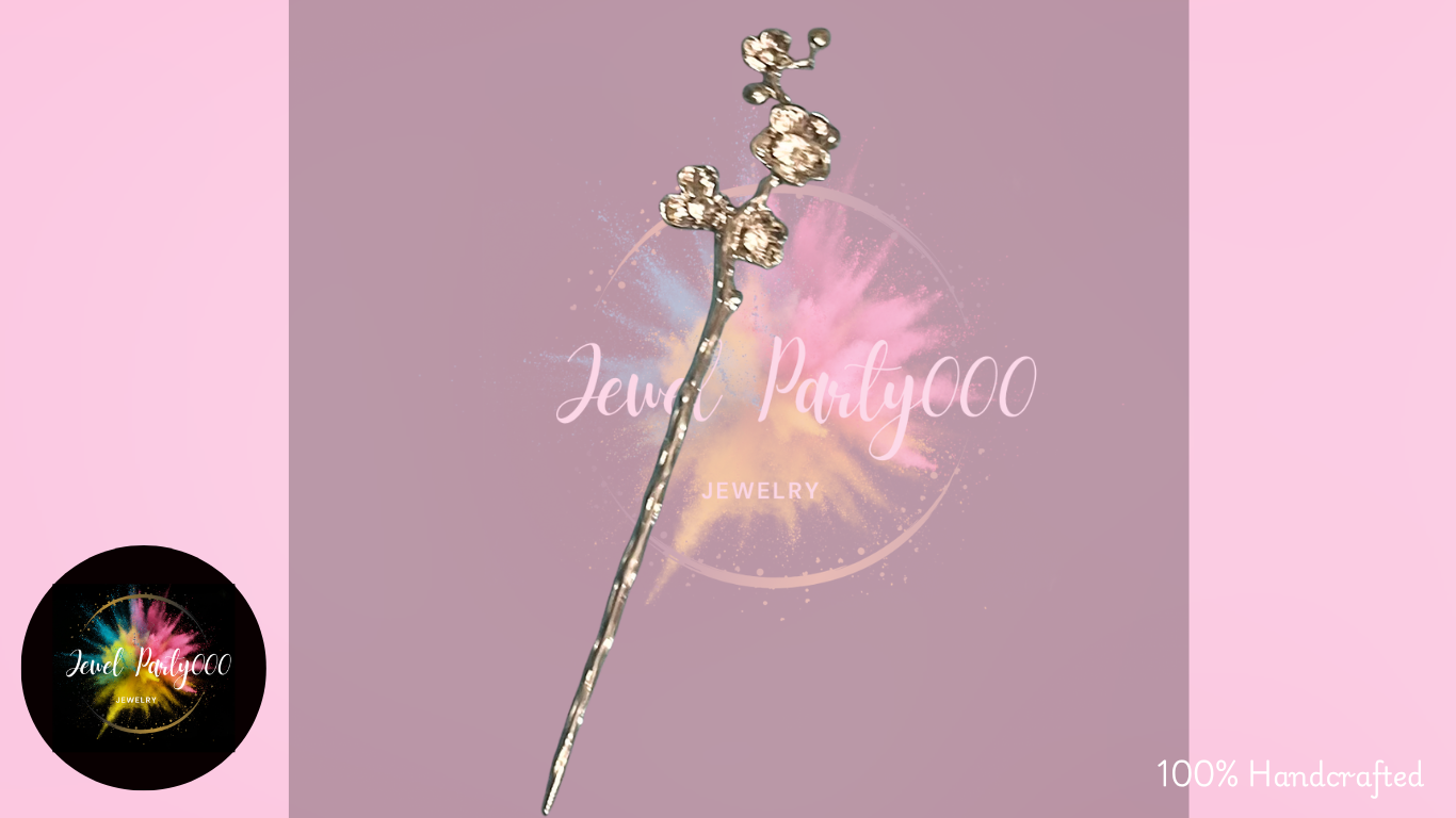 Hair Pin- Blossom and Vine