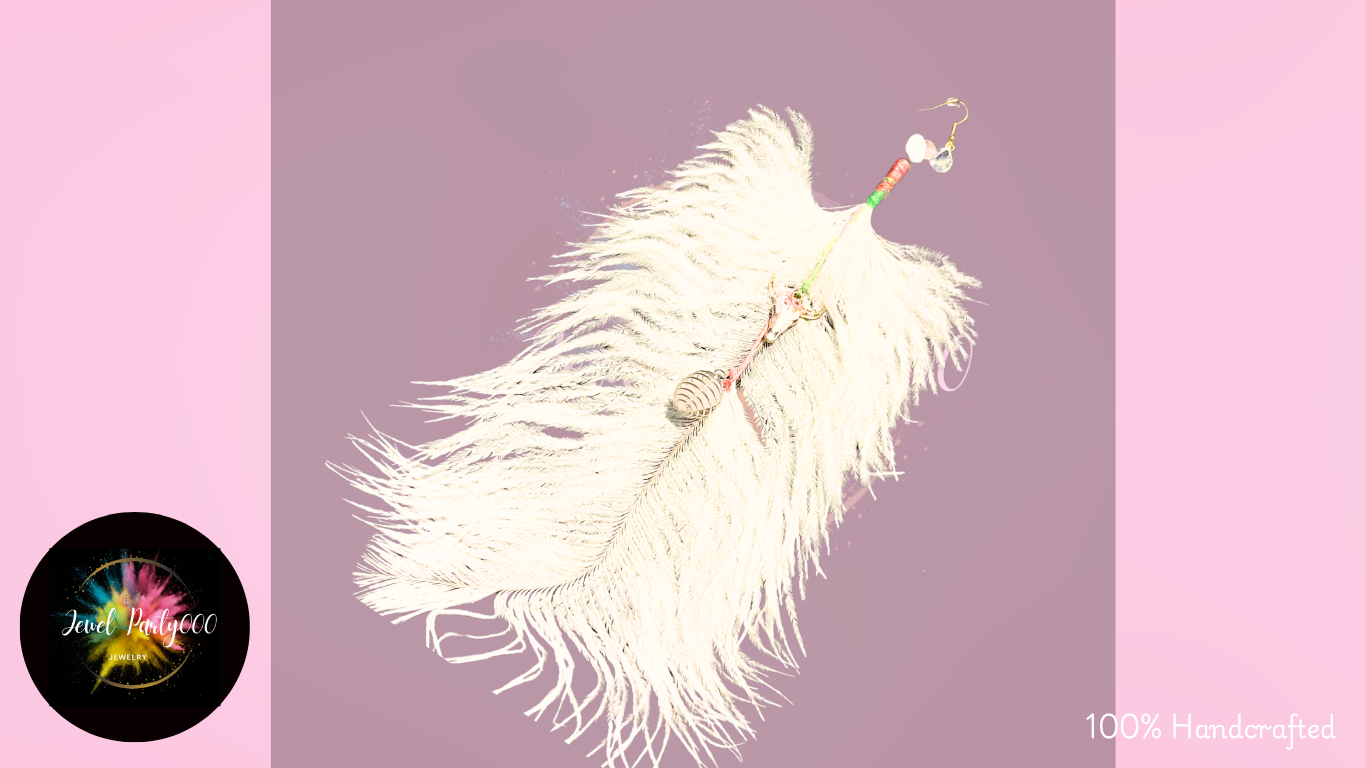 Feathered decorative item with Cage and Bull head